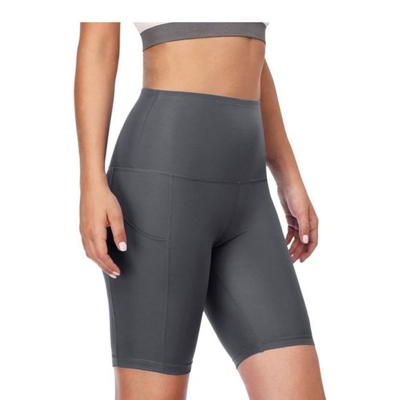 Cadmus Pants - Gray Workout Biker Shorts